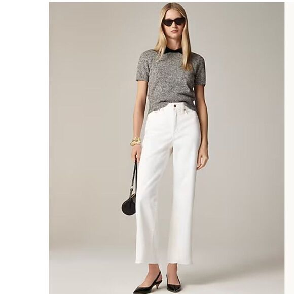 J. Crew CH680 White J.Crew: Slim-wide Jean For Women NWT - Picture 9 of 15